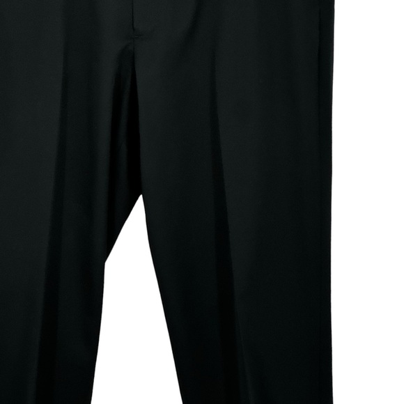 Men’s Brooks Brothers Country Club Size 38 x 32 Black Polyester Dress Pants - Picture 5 of 11